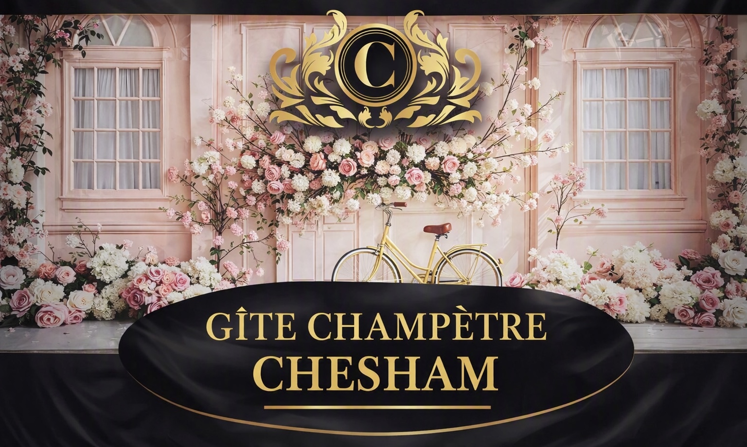 Gîte champêtre Chesham — décor floral